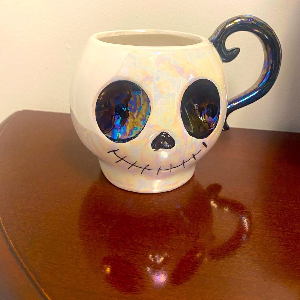Cute skull face halloween coffee mug